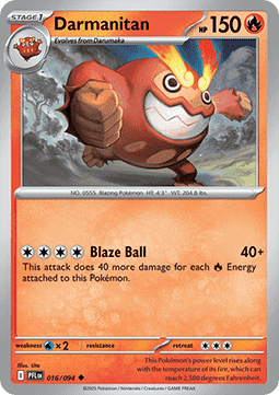 Darmanitan - Phantasmal Flames (Uncommon) [PFL-016] Imagen principal del producto