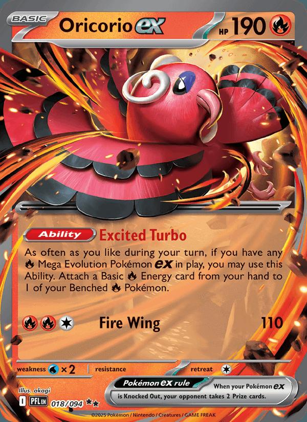 Oricorio ex - Phantasmal Flames (Double Rare) [PFL-018] Main image