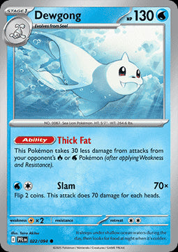 Dewgong - Phantasmal Flames (Common) [PFL-022] Hover Image