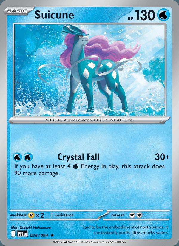 Suicune - Phantasmal Flames (Rare) [PFL-026] Image principale du produit
