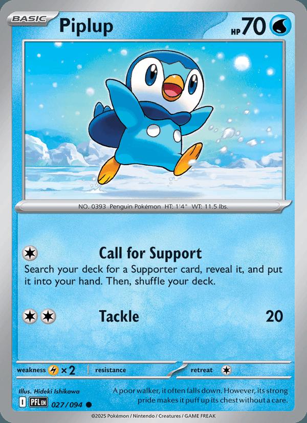 Piplup - Phantasmal Flames (Common) [PFL-027] Image principale du produit