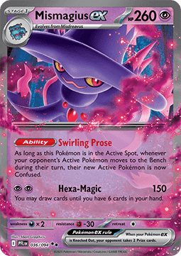 Mismagius ex - Phantasmal Flames (Double Rare) [PFL-036] Imagen principal del producto