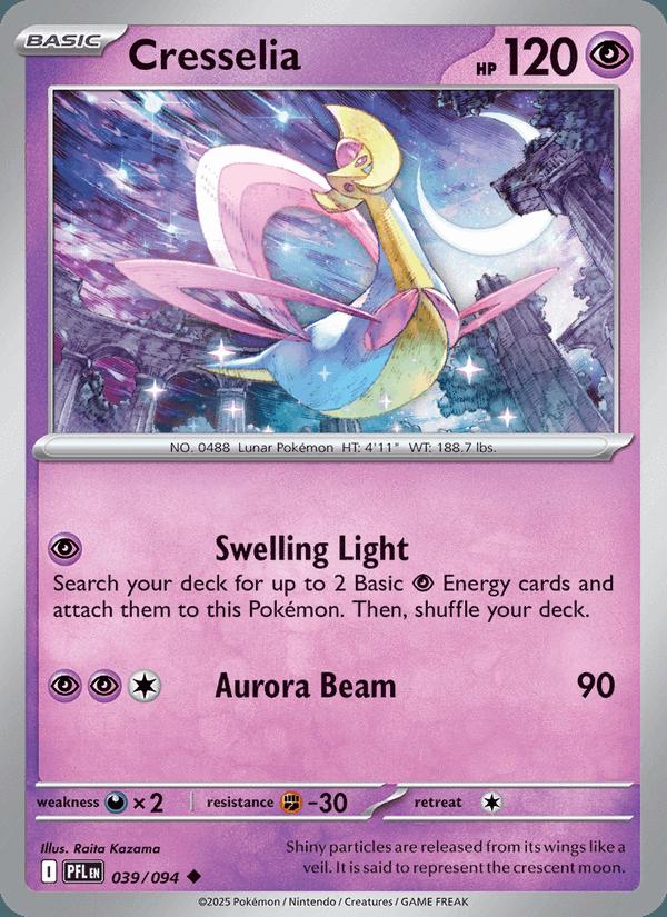 Cresselia - Phantasmal Flames (Uncommon) [PFL-039] Main image