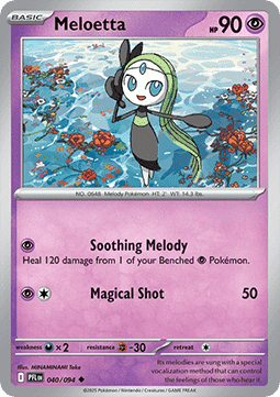 Meloetta - Phantasmal Flames (Uncommon) [PFL-040] Imagen principal del producto
