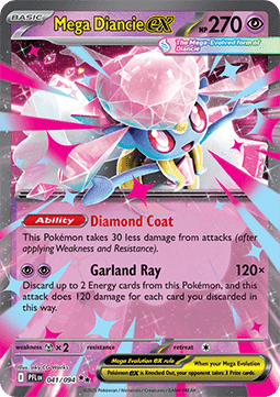 Mega Diancie ex - Phantasmal Flames (Double Rare) [PFL-041] Imagen principal del producto