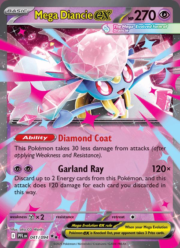 Mega Diancie ex - Phantasmal Flames (Double Rare) [PFL-041] Hoofdafbeelding