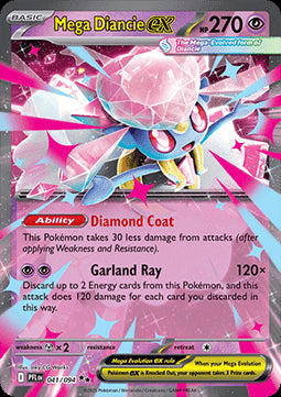 Mega Diancie ex - Phantasmal Flames (Double Rare) [PFL-041] Hover Image