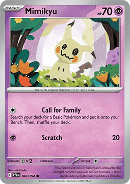 Mimikyu - Phantasmal Flames (Common) [PFL-042] Imagen principal del producto