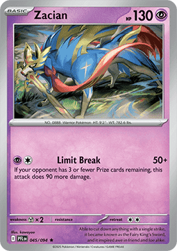 Zacian - Phantasmal Flames (Rare) [PFL-045] Imagen principal del producto