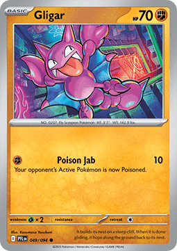 Gligar - Phantasmal Flames (Common) [PFL-049] Imagen principal del producto