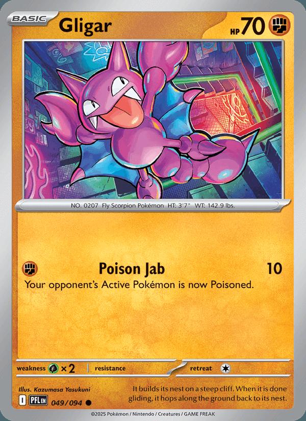 Gligar - Phantasmal Flames (Common) [PFL-049] Main image