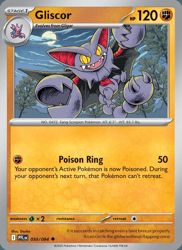Gliscor - Phantasmal Flames (Uncommon) [PFL-050] Main image
