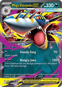 Mega Sharpedo ex - Phantasmal Flames (Double Rare) [PFL-061] Imagen principal del producto