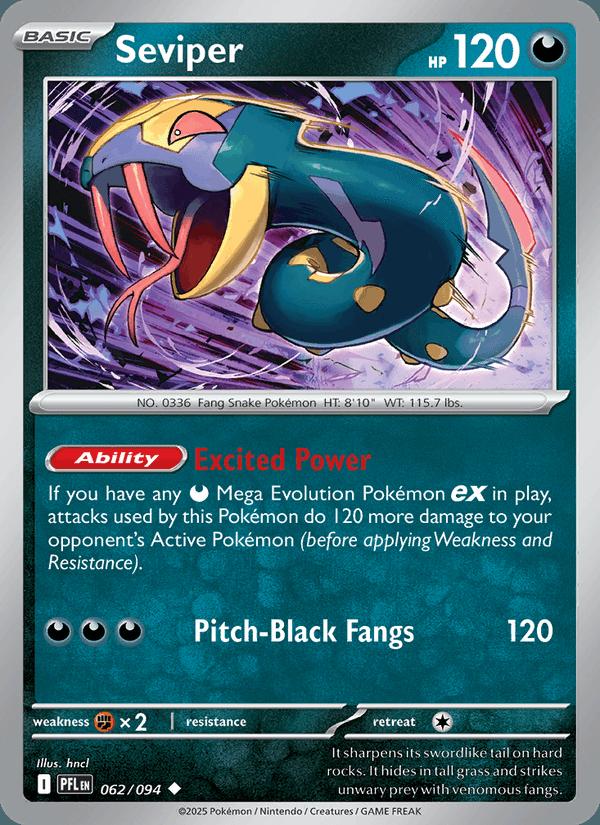 Seviper - Phantasmal Flames (Uncommon) [PFL-062] Hoofdafbeelding