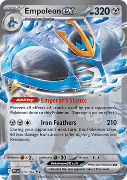 Empoleon ex - Phantasmal Flames (Double Rare) [PFL-070] Imagen principal del producto