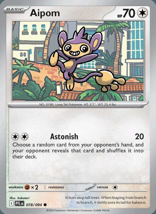 Aipom - Phantasmal Flames (Common) [PFL-078] Main image