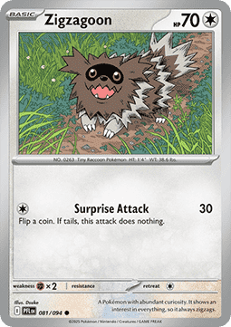 Zigzagoon - Phantasmal Flames (Common) [PFL-081] Imagen principal del producto