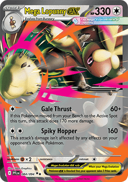 Mega Lopunny ex - Phantasmal Flames (Double Rare) [PFL-084] Imagen principal del producto