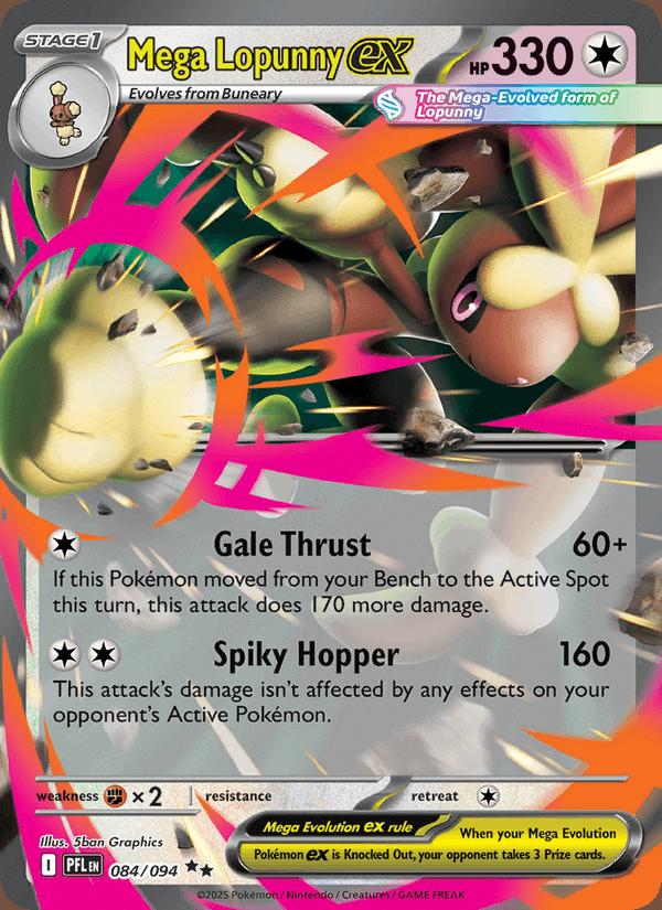 Mega Lopunny ex - Phantasmal Flames (Double Rare) [PFL-084] Hoofdafbeelding