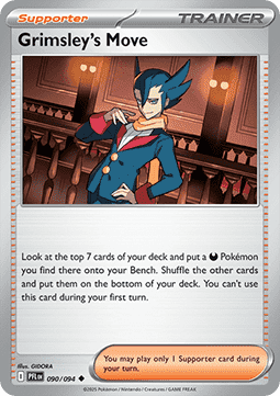 Grimsley's Move - Phantasmal Flames (Uncommon) [PFL-090] Imagen principal del producto