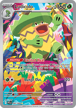 Ludicolo - Phantasmal Flames (Illustration Rare) [PFL-095] Imagen principal del producto
