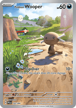 Paldean Wooper - Phantasmal Flames (Illustration Rare) [PFL-102] Hoofdafbeelding