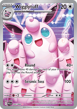 Wigglytuff - Phantasmal Flames (Illustration Rare) [PFL-105] Immagine principale del prodotto