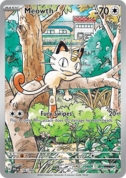 Meowth - Phantasmal Flames (Illustration Rare) [PFL-106] Hoofdafbeelding