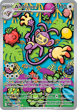 Ambipom - Phantasmal Flames (Illustration Rare) [PFL-107] Hoofdafbeelding