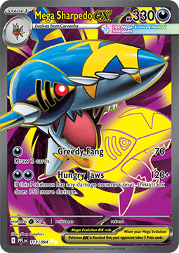 Mega Sharpedo ex - Phantasmal Flames (Ultra Rare) [PFL-113] Hoofdafbeelding