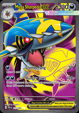 Mega Sharpedo ex - Phantasmal Flames (Ultra Rare) [PFL-113] Hover Image