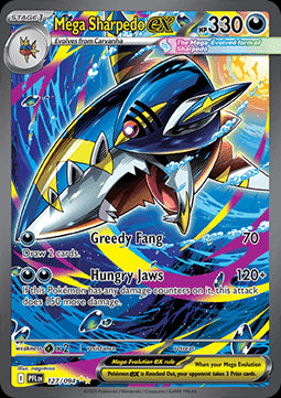Mega Sharpedo ex - Phantasmal Flames (Special Illustration Rare) [PFL-127] Hover Image