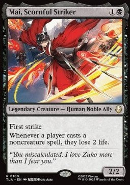 Mai, Scornful Striker - Magic: The Gathering | Avatar: The Last Airbender (Rare) [TLA-109] Hauptbild
