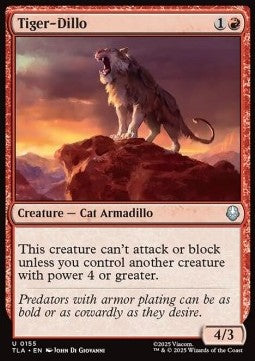 Tiger-Dillo - Magic: The Gathering | Avatar: The Last Airbender (Uncommon) [TLA-155] Hoofdafbeelding