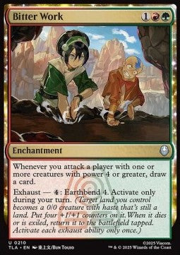 Bitter Work - Magic: The Gathering | Avatar: The Last Airbender (Uncommon) [TLA-210] Hover Image