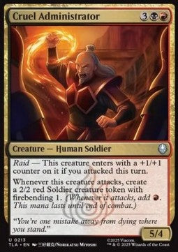 Cruel Administrator - Magic: The Gathering | Avatar: The Last Airbender (Uncommon) [TLA-213] Hoofdafbeelding