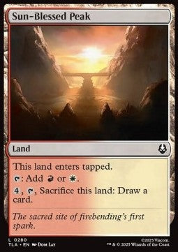 Sun-Blessed Peak - Magic: The Gathering | Avatar: The Last Airbender (Common) [TLA-280] Hauptbild
