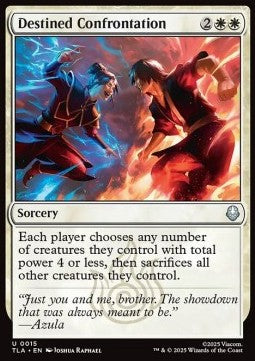Destined Confrontation - Magic: The Gathering | Avatar: The Last Airbender (Uncommon) [TLA-15] Hoofdafbeelding