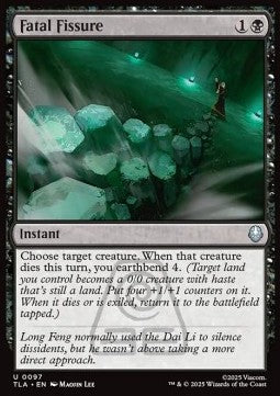 Fatal Fissure - Magic: The Gathering | Avatar: The Last Airbender (Uncommon) [TLA-97] Hover Image