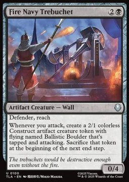 Fire Navy Trebuchet - Magic: The Gathering | Avatar: The Last Airbender (Uncommon) [TLA-100] Hoofdafbeelding