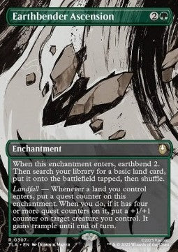Earthbender Ascension - Magic: The Gathering | Avatar: The Last Airbender: Extras (Rare) [XTLA-307] Hoofdafbeelding