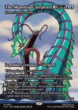 Koma, Cosmos Serpent - Magic: The Gathering | Avatar: The Last Airbender: Eternal (Mythic) [TLE-51] Main image