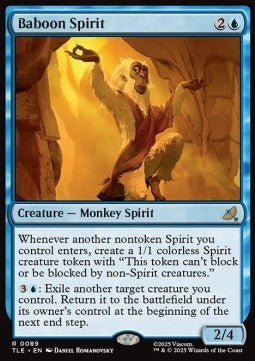 Baboon Spirit (V.1) - Magic: The Gathering | Avatar: The Last Airbender: Eternal (Rare) [TLE-89] Main image