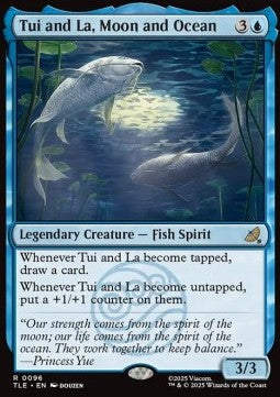 Tui and La, Moon and Ocean (V.1) - Magic: The Gathering | Avatar: The Last Airbender: Eternal (Rare) [TLE-96] Main image