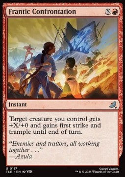 Frantic Confrontation - Magic: The Gathering | Avatar: The Last Airbender: Eternal (Uncommon) [TLE-117] Main image
