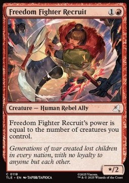 Freedom Fighter Recruit - Magic: The Gathering | Avatar: The Last Airbender: Eternal (Common) [TLE-118] Hauptbild