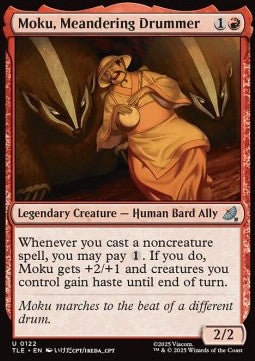 Moku, Meandering Drummer - Magic: The Gathering | Avatar: The Last Airbender: Eternal (Uncommon) [TLE-122] Main image