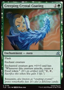 Creeping Crystal Coating - Magic: The Gathering | Avatar: The Last Airbender: Eternal (Uncommon) [TLE-136] Main image
