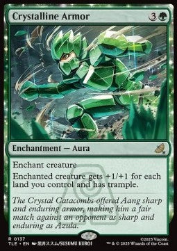 Crystalline Armor (V.1) - Magic: The Gathering | Avatar: The Last Airbender: Eternal (Rare) [TLE-137] Immagine principale del prodotto