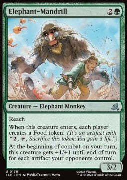 Elephant-Mandrill - Magic: The Gathering | Avatar: The Last Airbender: Eternal (Uncommon) [TLE-138] Main image